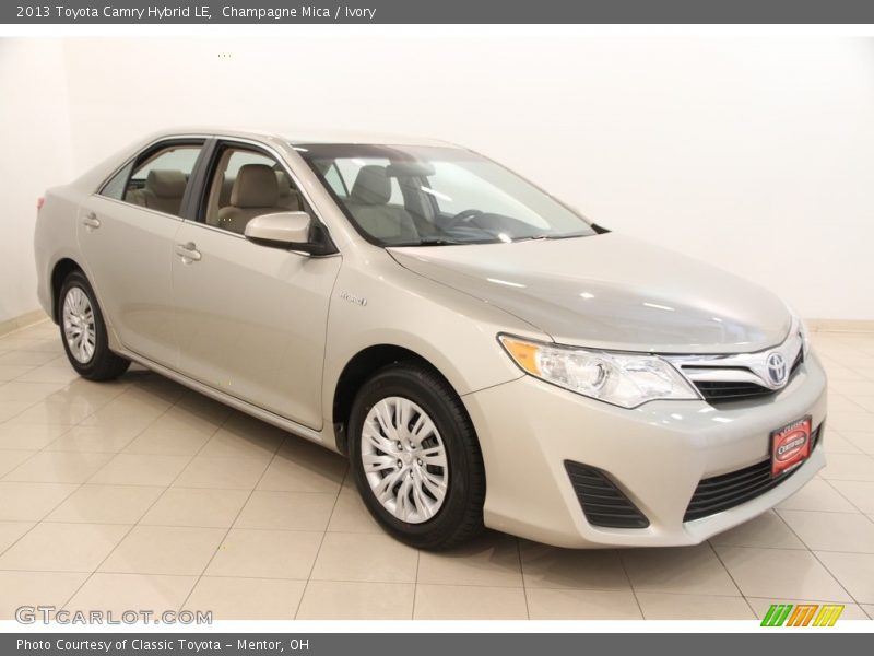 Champagne Mica / Ivory 2013 Toyota Camry Hybrid LE