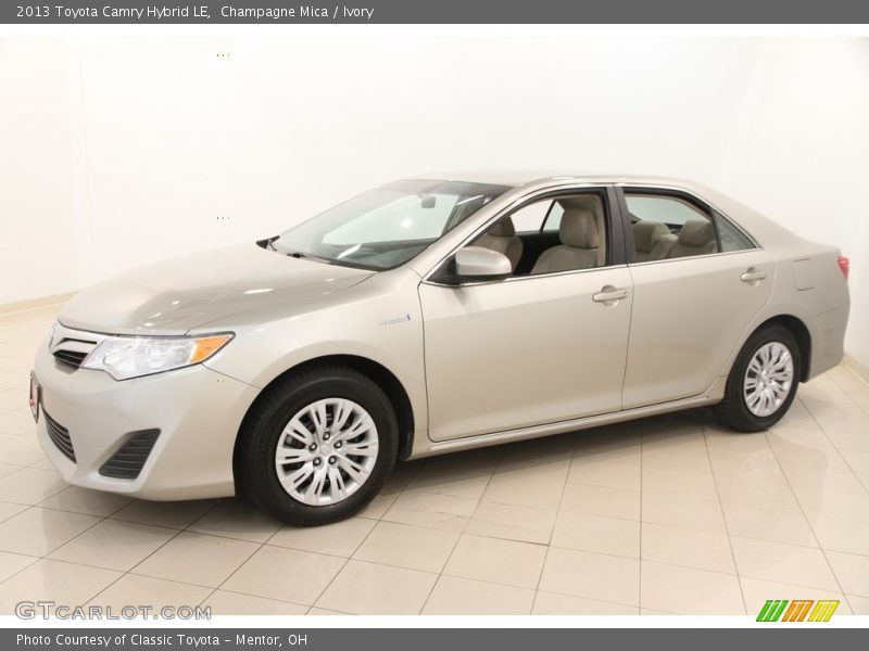 Champagne Mica / Ivory 2013 Toyota Camry Hybrid LE