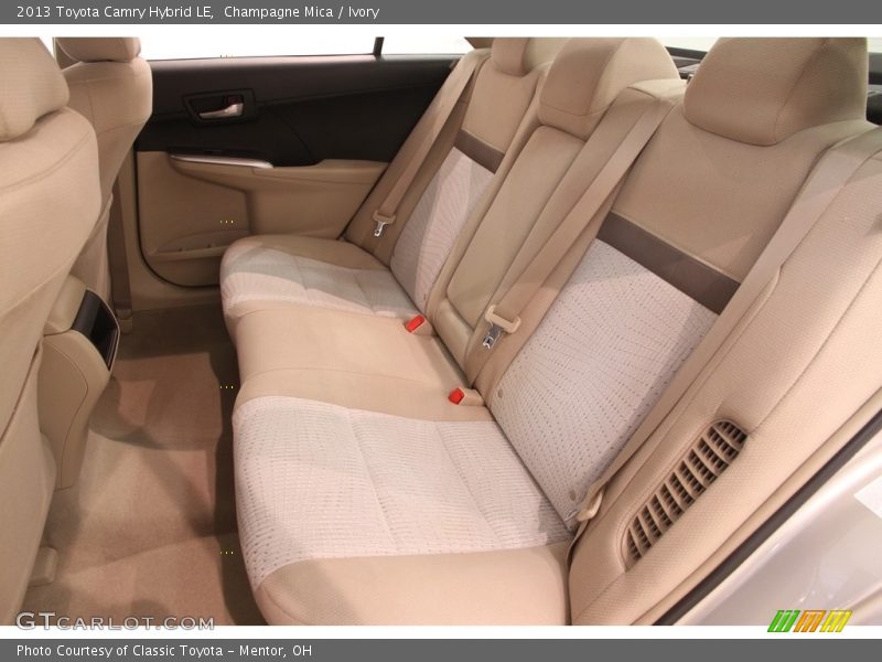 Champagne Mica / Ivory 2013 Toyota Camry Hybrid LE
