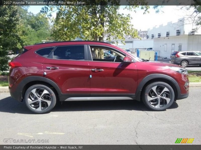  2017 Tucson Limited AWD Ruby Wine