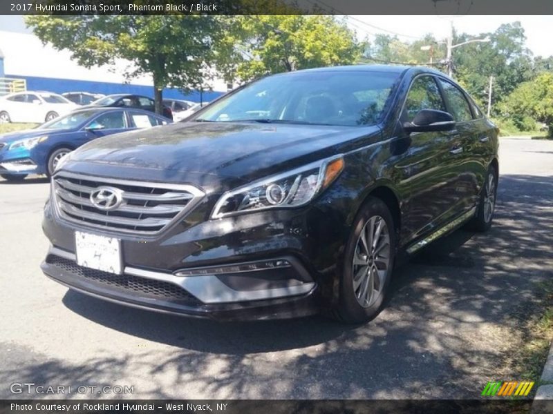 Phantom Black / Black 2017 Hyundai Sonata Sport