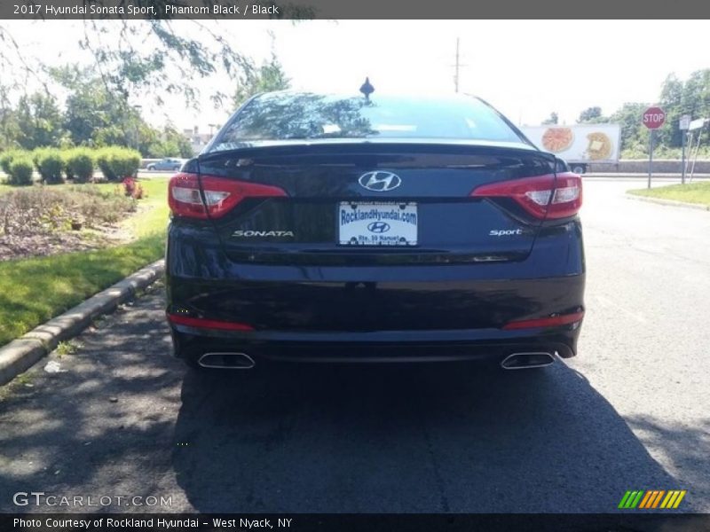 Phantom Black / Black 2017 Hyundai Sonata Sport