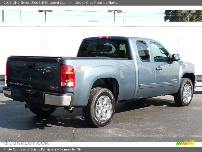 Stealth Gray Metallic / Ebony 2013 GMC Sierra 1500 SLE Extended Cab 4x4