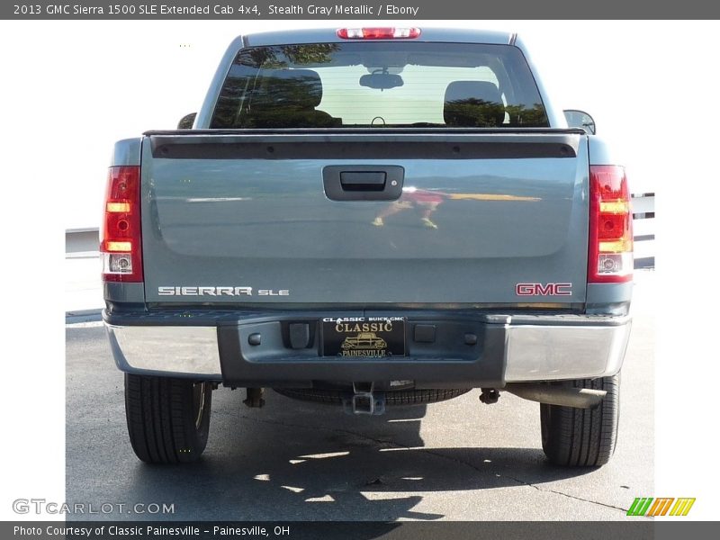 Stealth Gray Metallic / Ebony 2013 GMC Sierra 1500 SLE Extended Cab 4x4