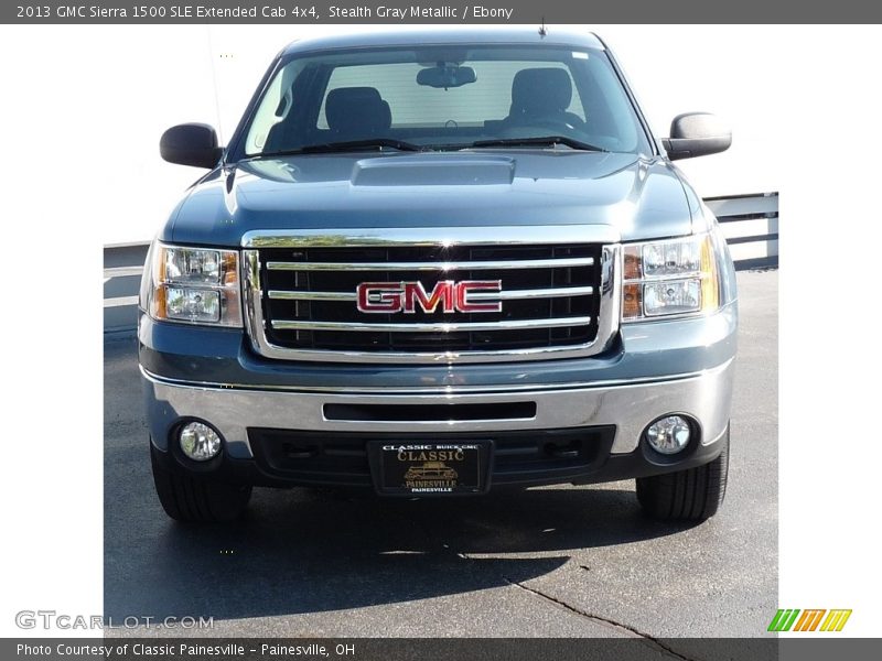 Stealth Gray Metallic / Ebony 2013 GMC Sierra 1500 SLE Extended Cab 4x4