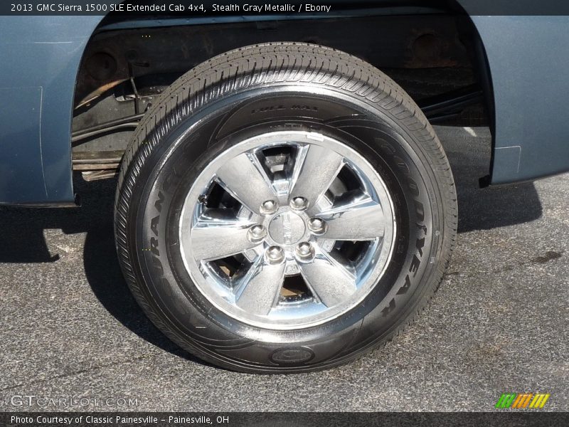 Stealth Gray Metallic / Ebony 2013 GMC Sierra 1500 SLE Extended Cab 4x4