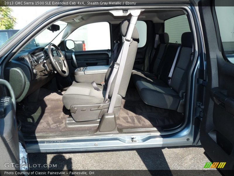Stealth Gray Metallic / Ebony 2013 GMC Sierra 1500 SLE Extended Cab 4x4