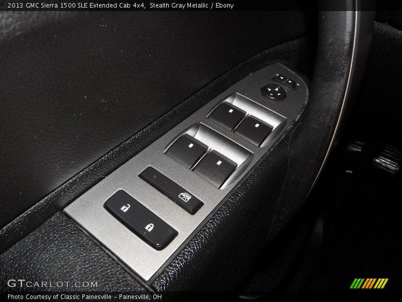 Stealth Gray Metallic / Ebony 2013 GMC Sierra 1500 SLE Extended Cab 4x4