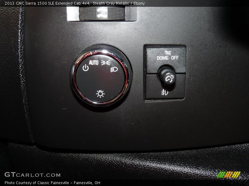 Stealth Gray Metallic / Ebony 2013 GMC Sierra 1500 SLE Extended Cab 4x4
