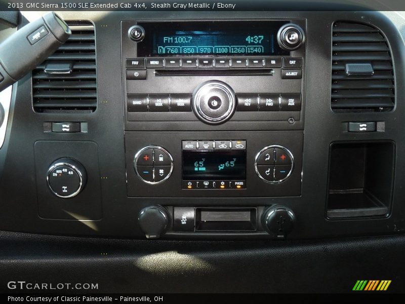 Stealth Gray Metallic / Ebony 2013 GMC Sierra 1500 SLE Extended Cab 4x4