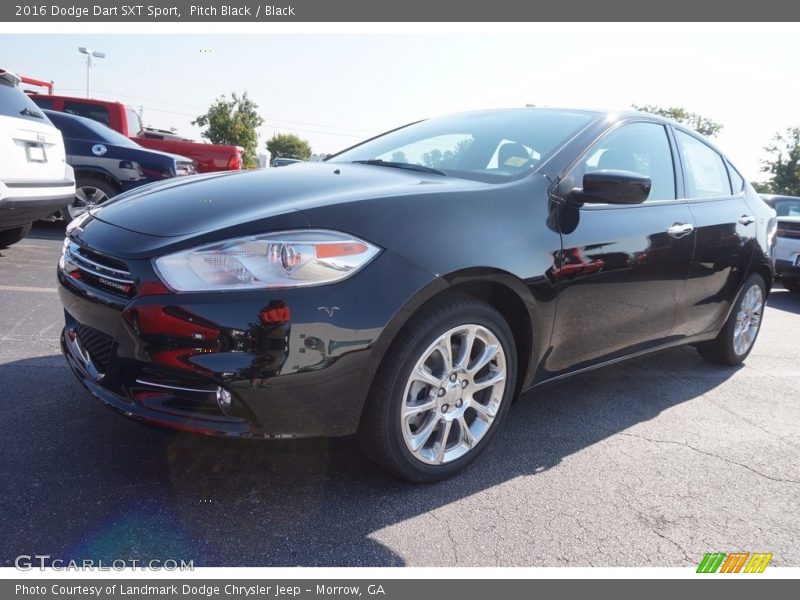 Pitch Black / Black 2016 Dodge Dart SXT Sport