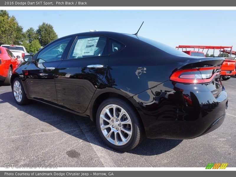 Pitch Black / Black 2016 Dodge Dart SXT Sport