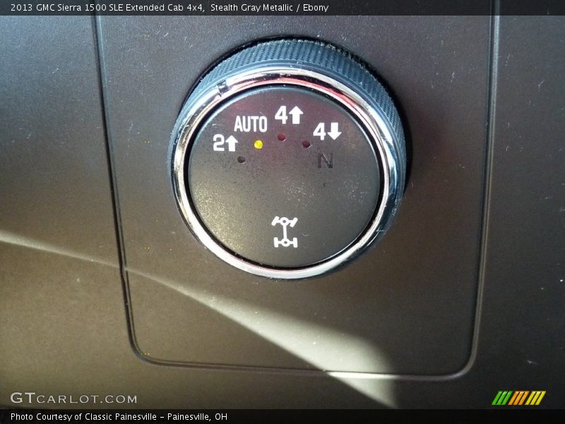 Stealth Gray Metallic / Ebony 2013 GMC Sierra 1500 SLE Extended Cab 4x4