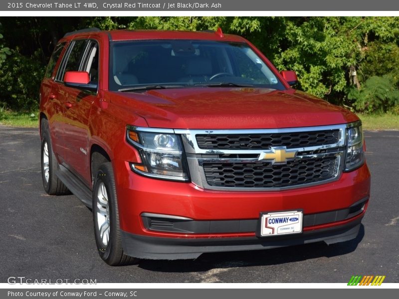Crystal Red Tintcoat / Jet Black/Dark Ash 2015 Chevrolet Tahoe LT 4WD