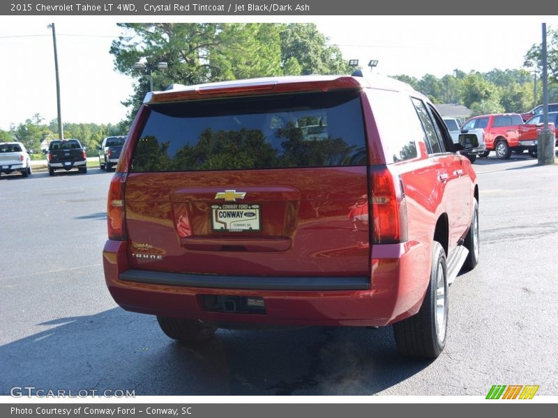 Crystal Red Tintcoat / Jet Black/Dark Ash 2015 Chevrolet Tahoe LT 4WD