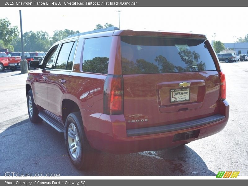 Crystal Red Tintcoat / Jet Black/Dark Ash 2015 Chevrolet Tahoe LT 4WD