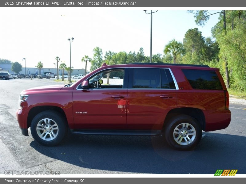 Crystal Red Tintcoat / Jet Black/Dark Ash 2015 Chevrolet Tahoe LT 4WD