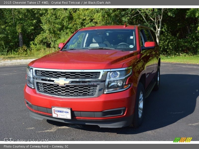 Crystal Red Tintcoat / Jet Black/Dark Ash 2015 Chevrolet Tahoe LT 4WD