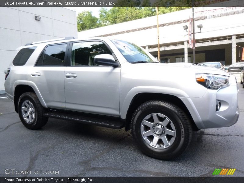 Classic Silver Metallic / Black 2014 Toyota 4Runner Trail 4x4