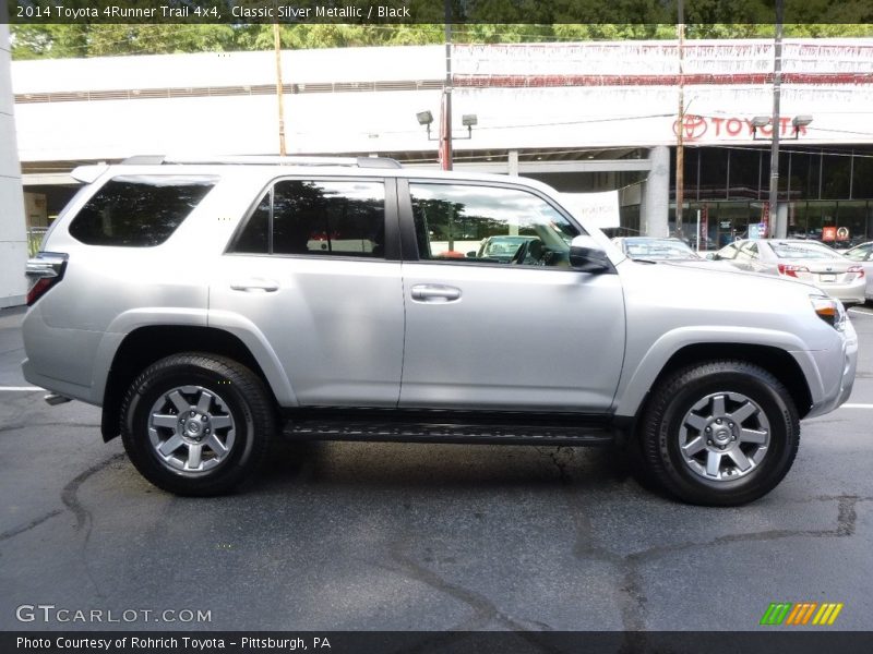 Classic Silver Metallic / Black 2014 Toyota 4Runner Trail 4x4