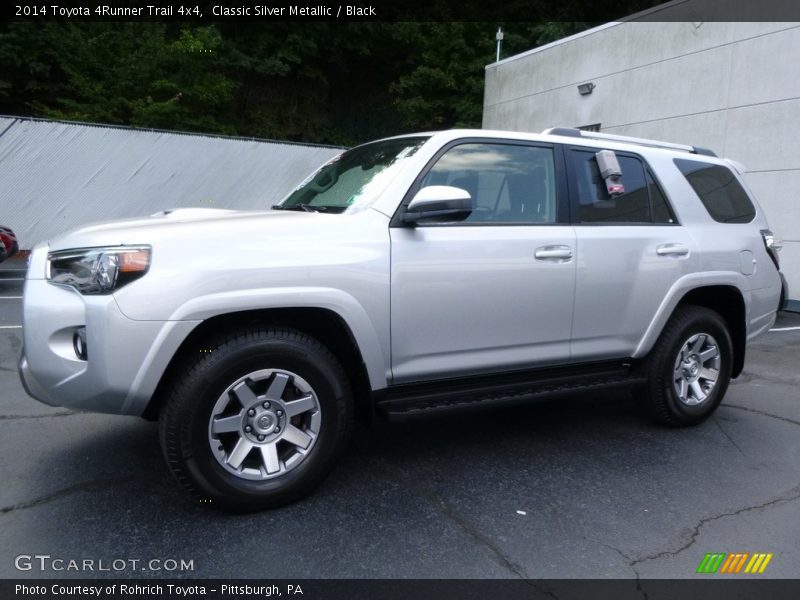 Classic Silver Metallic / Black 2014 Toyota 4Runner Trail 4x4