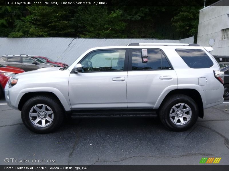 Classic Silver Metallic / Black 2014 Toyota 4Runner Trail 4x4