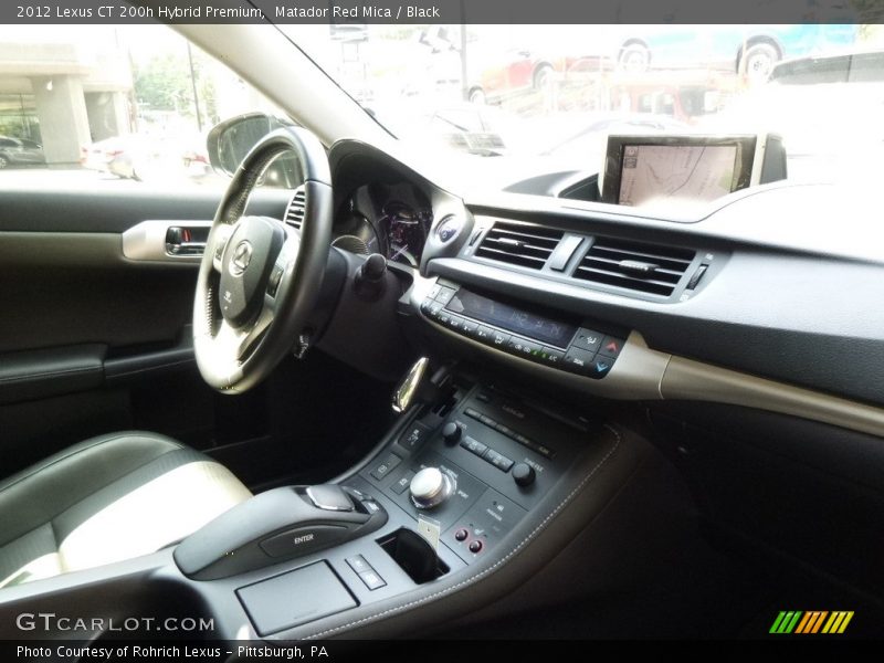 Matador Red Mica / Black 2012 Lexus CT 200h Hybrid Premium