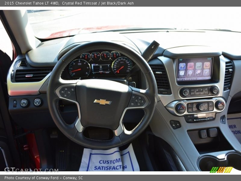 Crystal Red Tintcoat / Jet Black/Dark Ash 2015 Chevrolet Tahoe LT 4WD