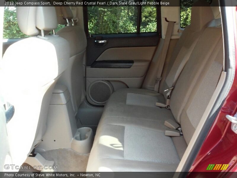 Deep Cherry Red Crystal Pearl / Dark Slate Gray/Light Pebble Beige 2012 Jeep Compass Sport