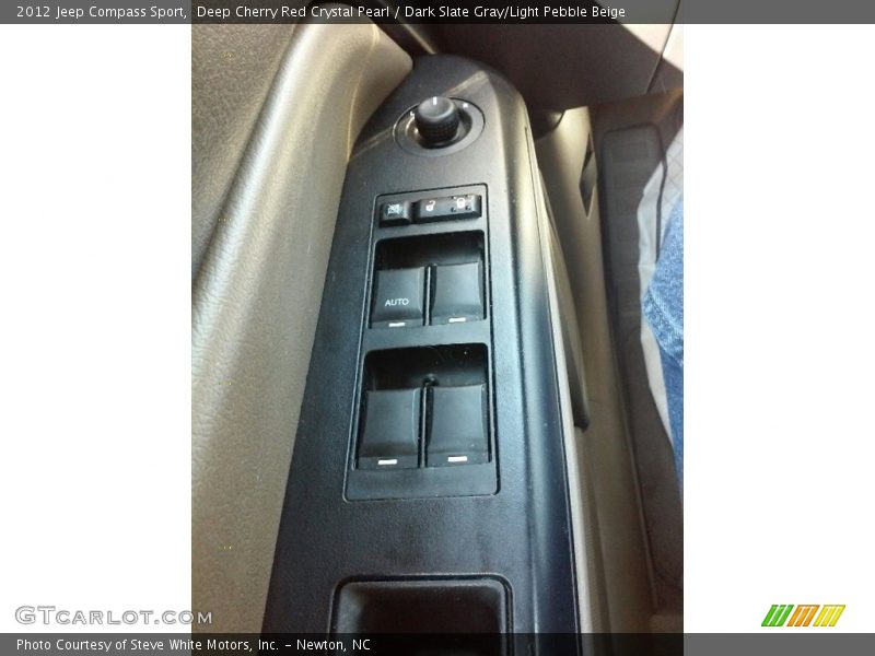 Deep Cherry Red Crystal Pearl / Dark Slate Gray/Light Pebble Beige 2012 Jeep Compass Sport