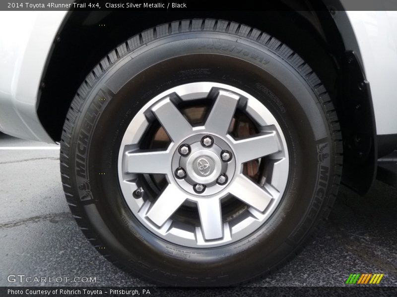 Classic Silver Metallic / Black 2014 Toyota 4Runner Trail 4x4