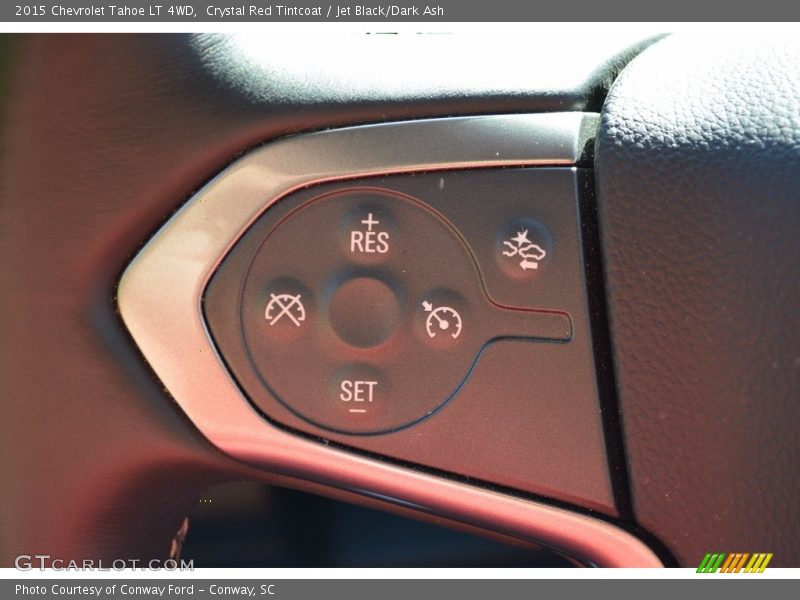 Crystal Red Tintcoat / Jet Black/Dark Ash 2015 Chevrolet Tahoe LT 4WD