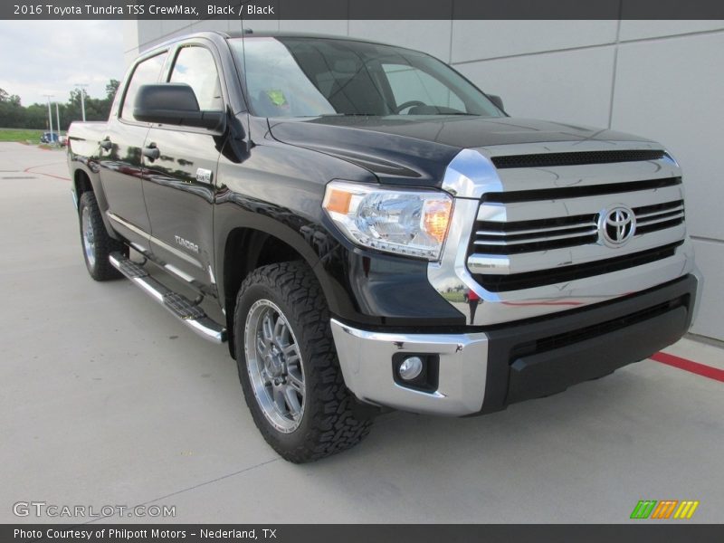 Black / Black 2016 Toyota Tundra TSS CrewMax