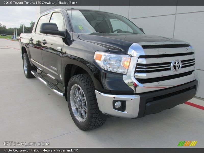 Black / Black 2016 Toyota Tundra TSS CrewMax