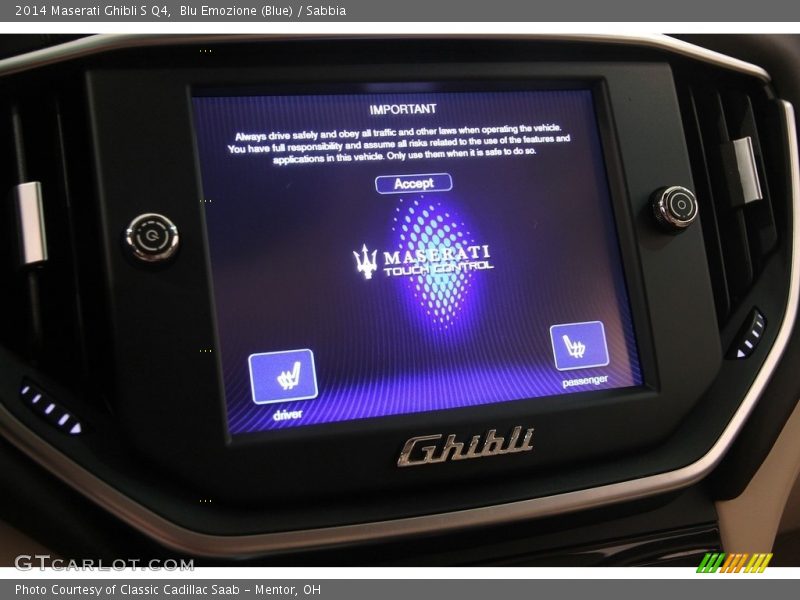 Blu Emozione (Blue) / Sabbia 2014 Maserati Ghibli S Q4