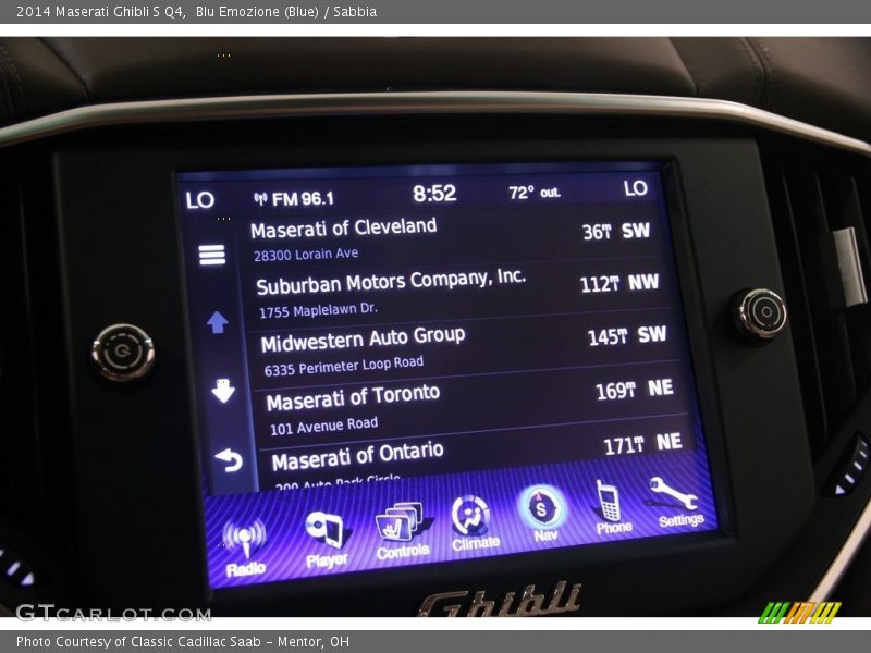 Blu Emozione (Blue) / Sabbia 2014 Maserati Ghibli S Q4