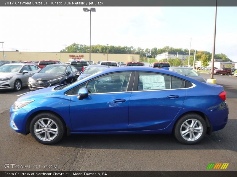 Kinetic Blue Metallic / Jet Black 2017 Chevrolet Cruze LT