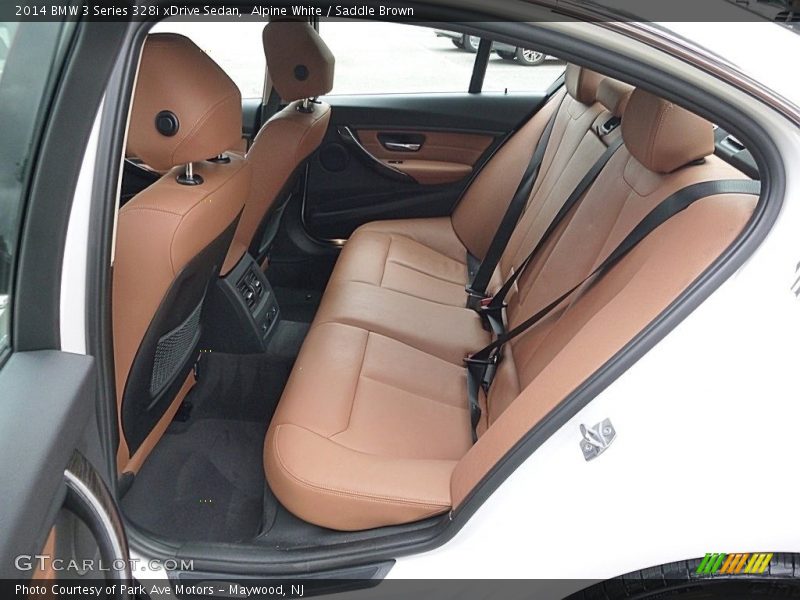 Rear Seat of 2014 3 Series 328i xDrive Sedan