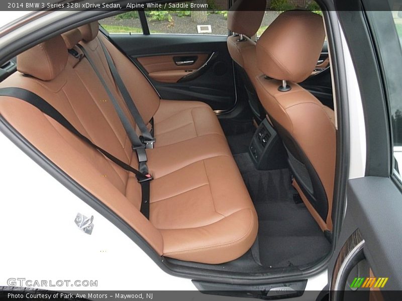 Rear Seat of 2014 3 Series 328i xDrive Sedan