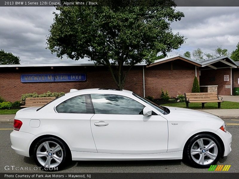 Alpine White / Black 2013 BMW 1 Series 128i Coupe