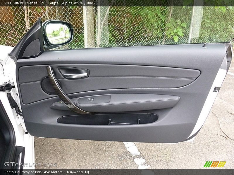 Alpine White / Black 2013 BMW 1 Series 128i Coupe