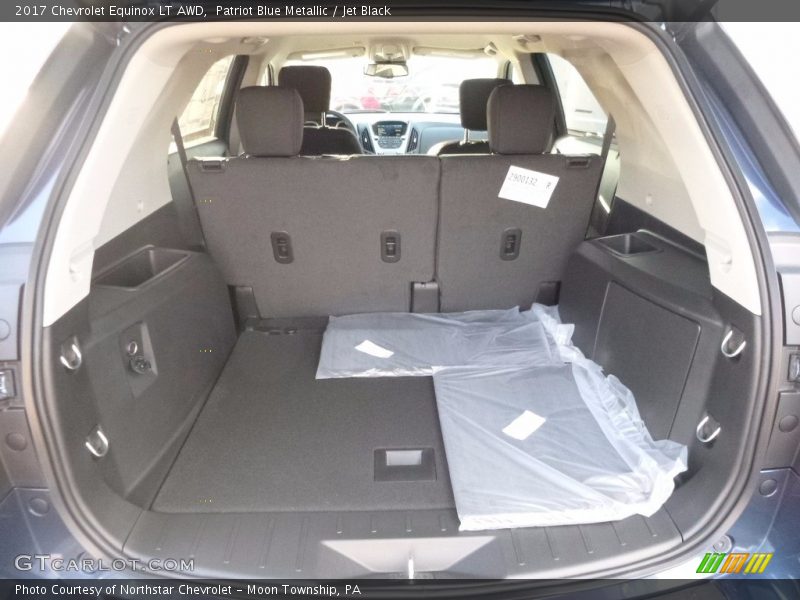 Patriot Blue Metallic / Jet Black 2017 Chevrolet Equinox LT AWD