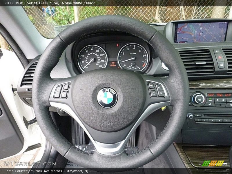 Alpine White / Black 2013 BMW 1 Series 128i Coupe