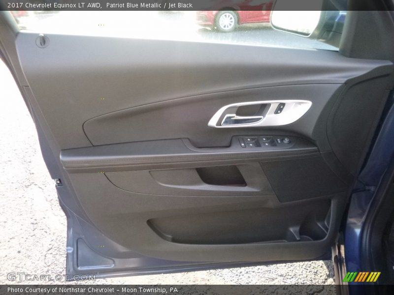 Patriot Blue Metallic / Jet Black 2017 Chevrolet Equinox LT AWD