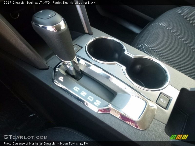 Patriot Blue Metallic / Jet Black 2017 Chevrolet Equinox LT AWD