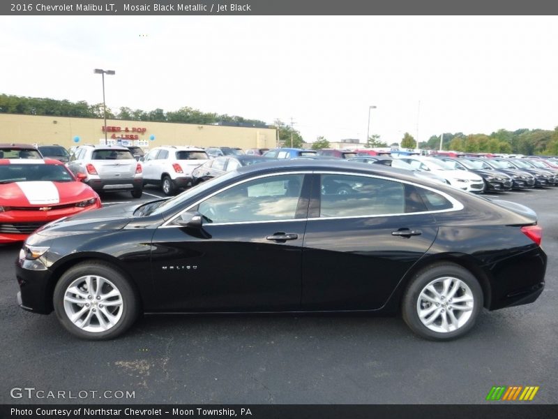 Mosaic Black Metallic / Jet Black 2016 Chevrolet Malibu LT