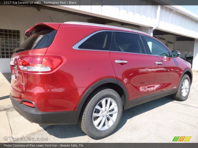 Remington Red / Black 2017 Kia Sorento LX AWD