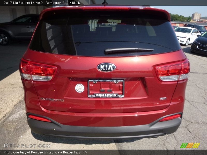 Remington Red / Black 2017 Kia Sorento LX AWD