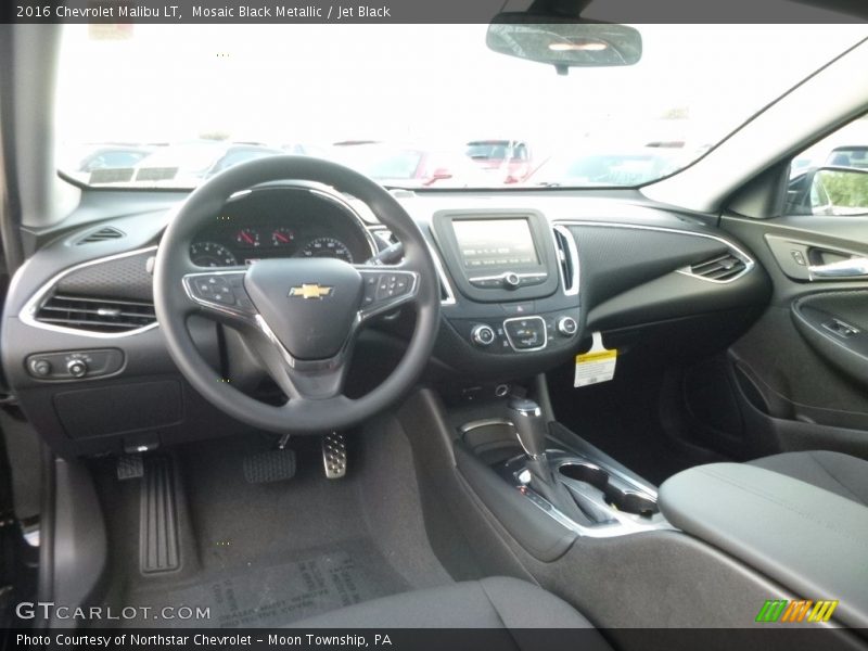 Mosaic Black Metallic / Jet Black 2016 Chevrolet Malibu LT