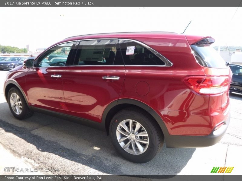 Remington Red / Black 2017 Kia Sorento LX AWD